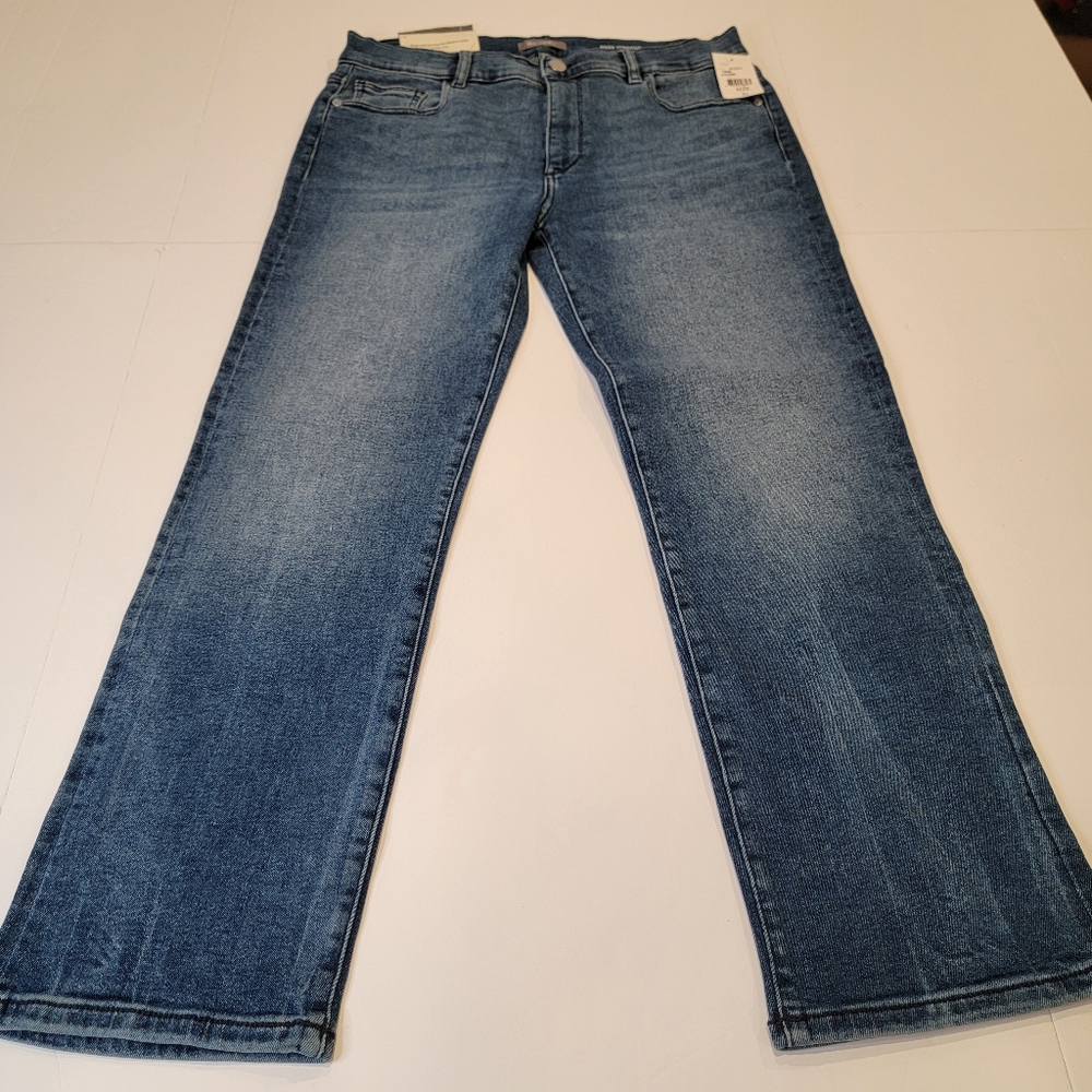 DL1961 Mara Instasculpt Mid Rise Straight Jeans in Blue Bird Size 29 New! - Picture 3 of 10